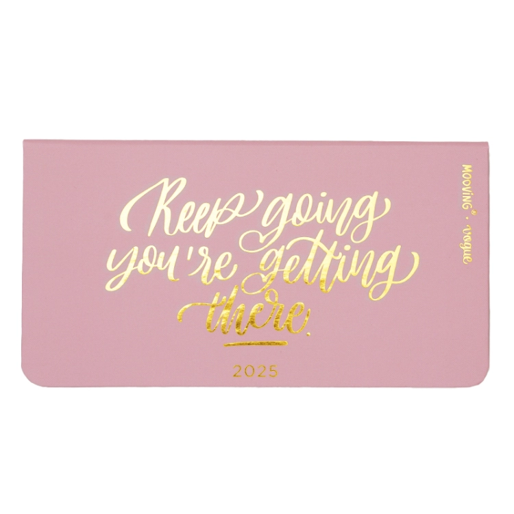 Agenda Mooving 2025 Pocket Vogue Rosa Encuadernada Semana A la Vista ART.1401137